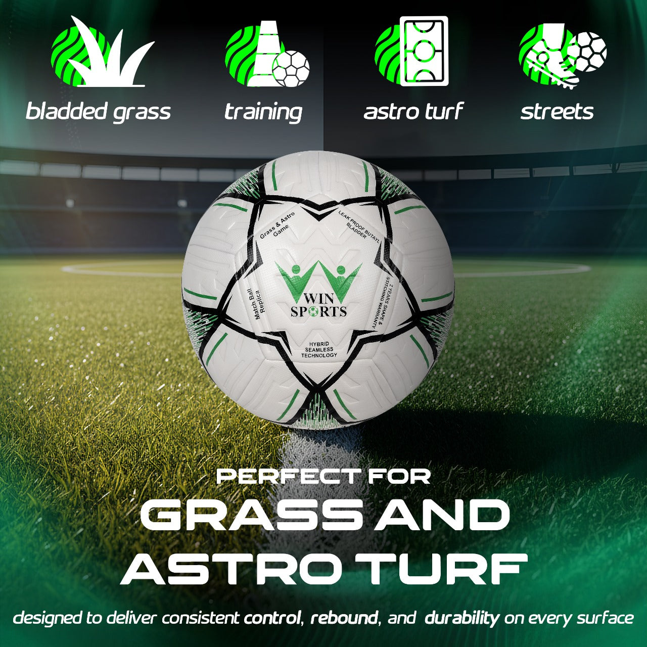 Soccer Match Ball (Flyer Green)