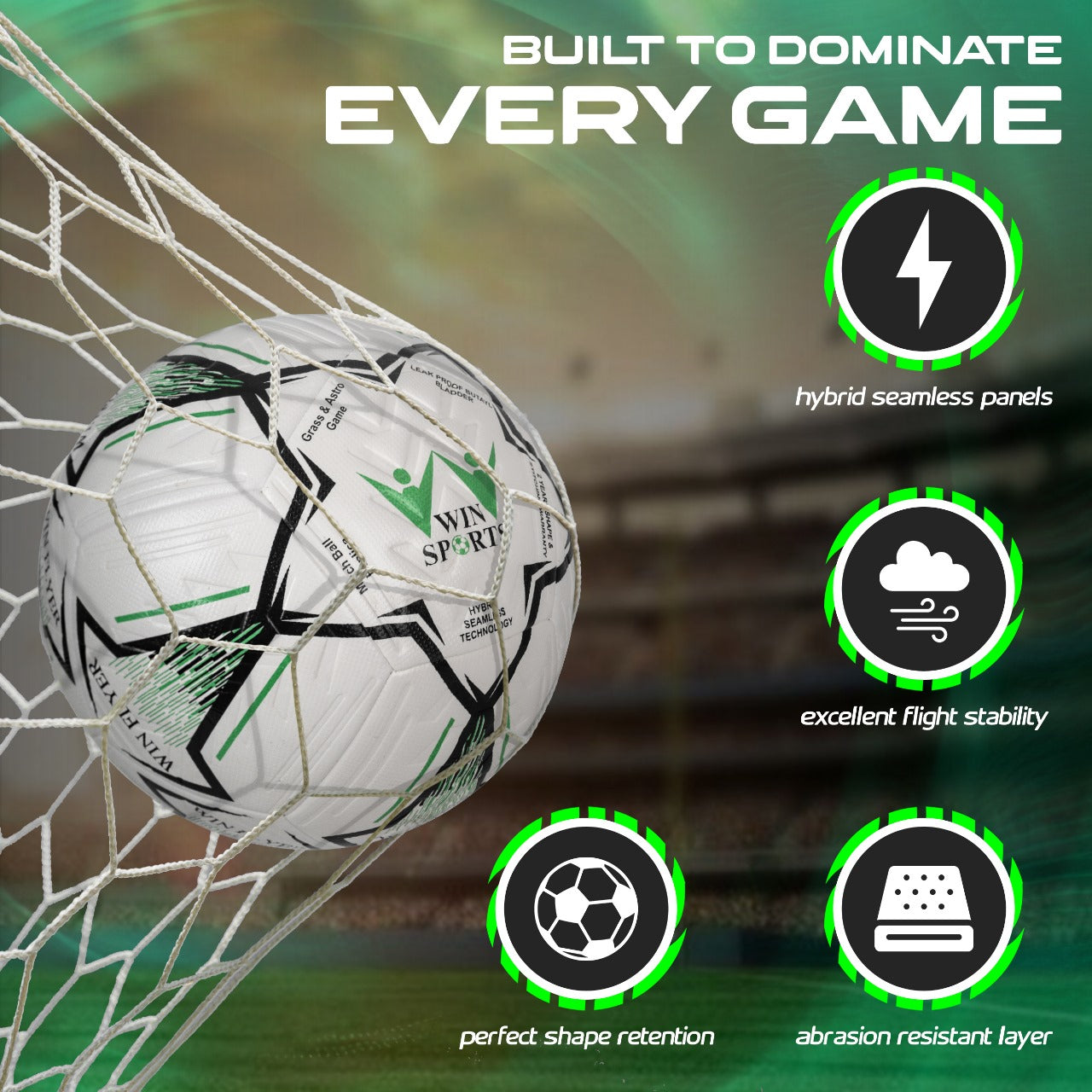 Soccer Match Ball (Flyer Green)