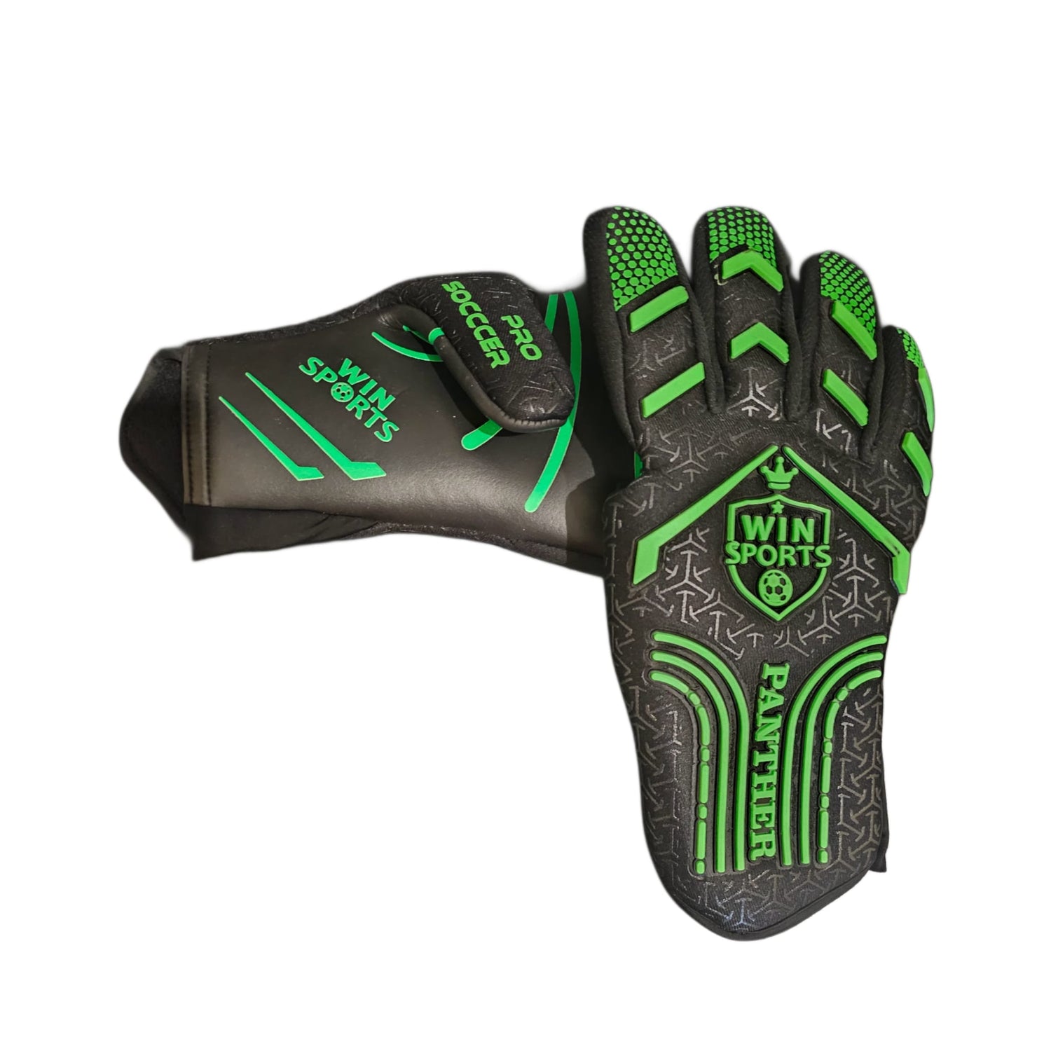 WIN GoalKeeper Gloves (Green Panther)