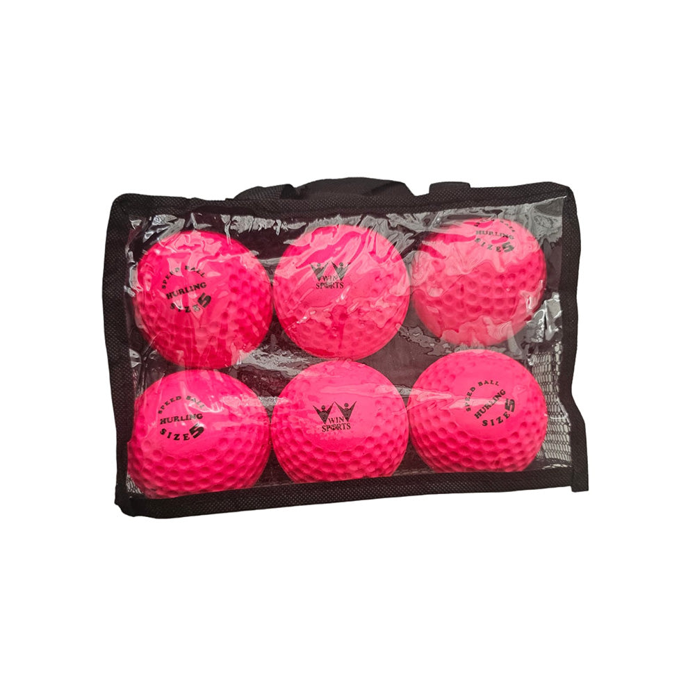 WIN Hurling Speed Balls Pink.