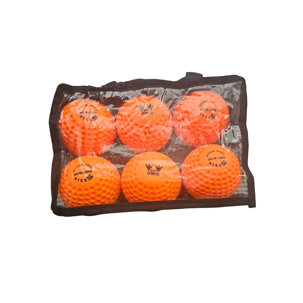 WIN Hurling Speed Balls Orange.