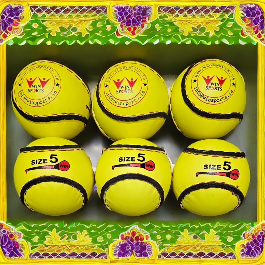 WIN Hurling Match Sliotars (Size 5)