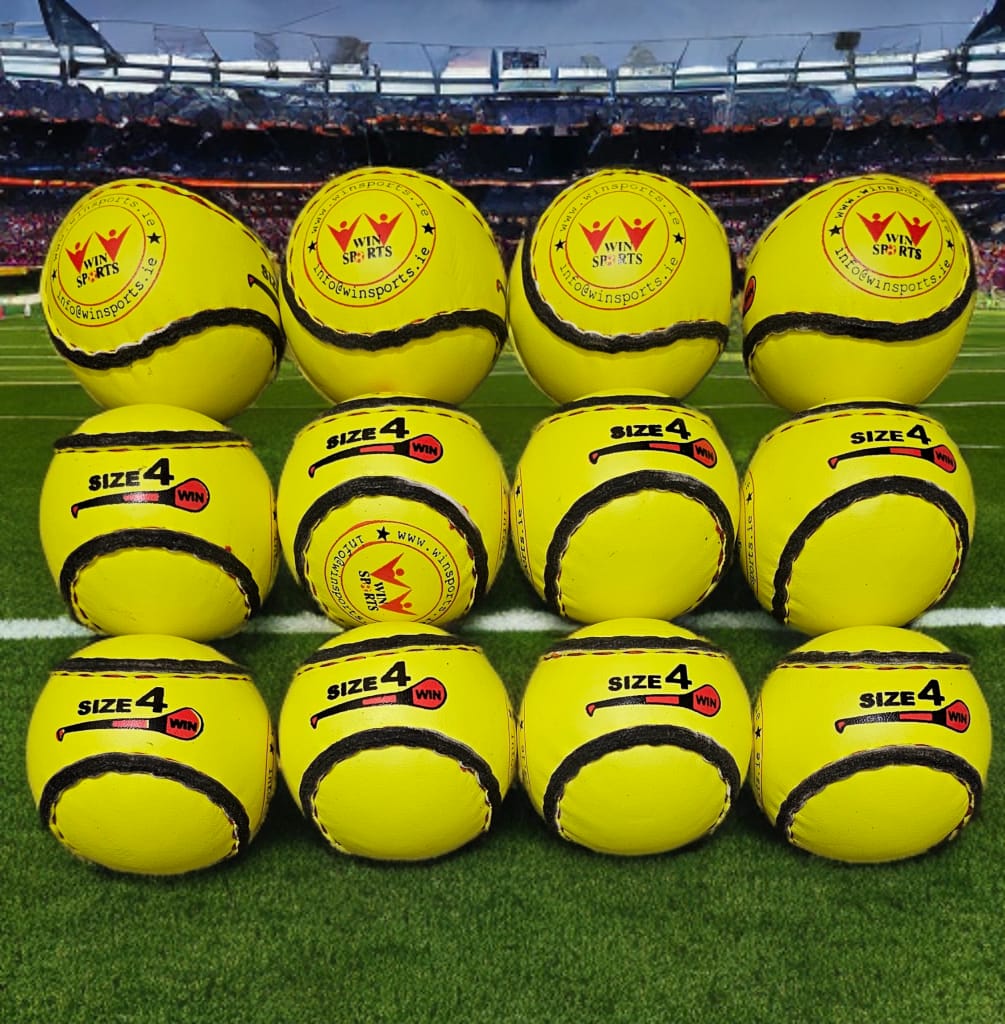 WIN Hurling Match Sliotars (Size 4)
