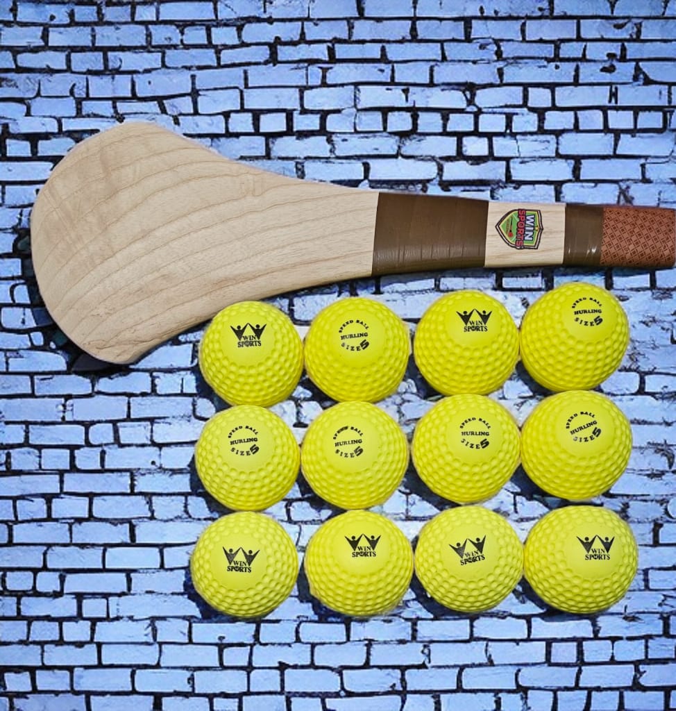 Win Hurling Speed Ball Yellow.