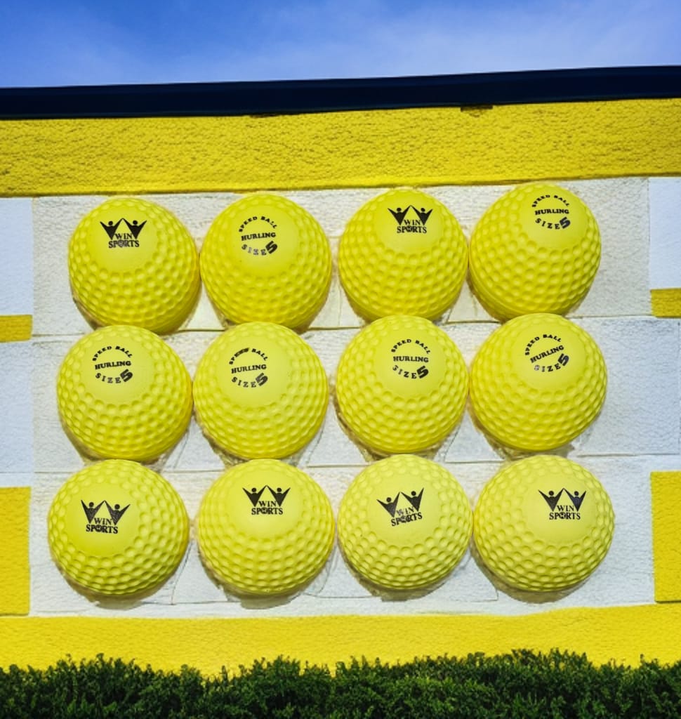 Win Hurling Speed Ball Yellow.