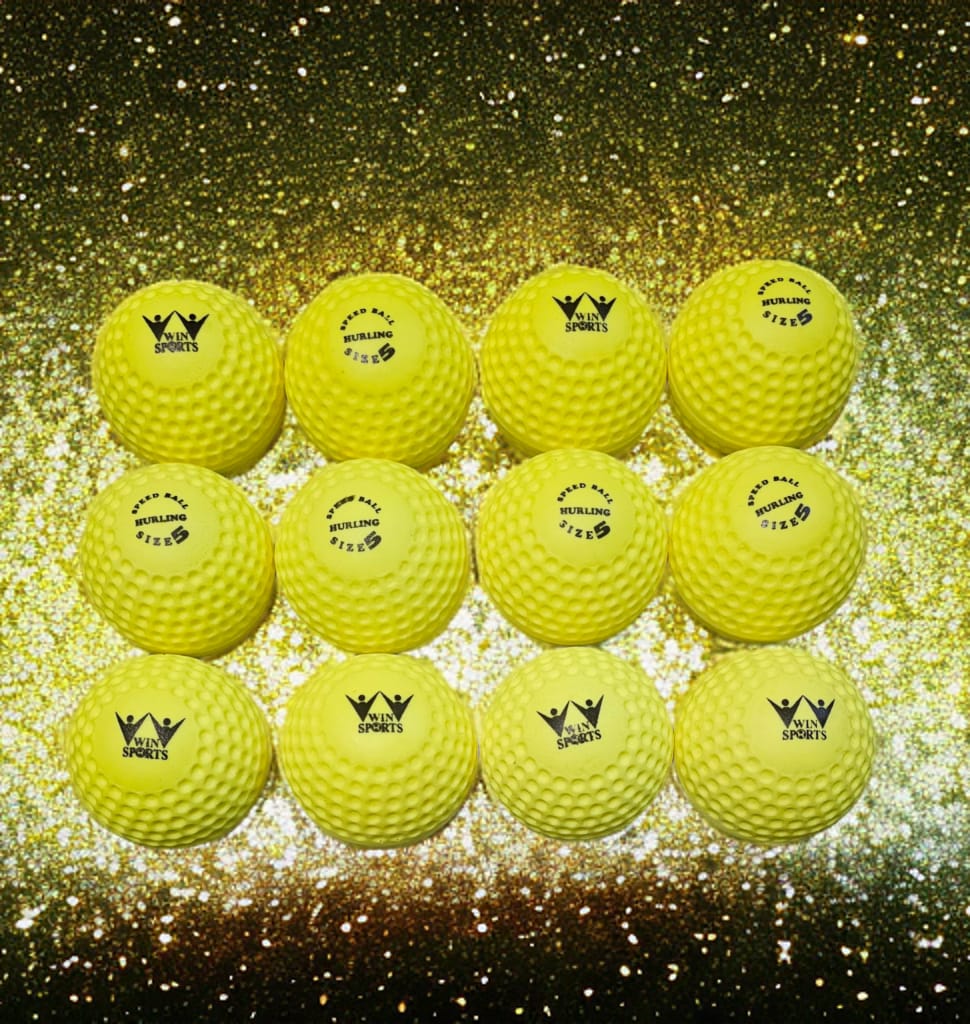 Win Hurling Speed Ball Yellow.