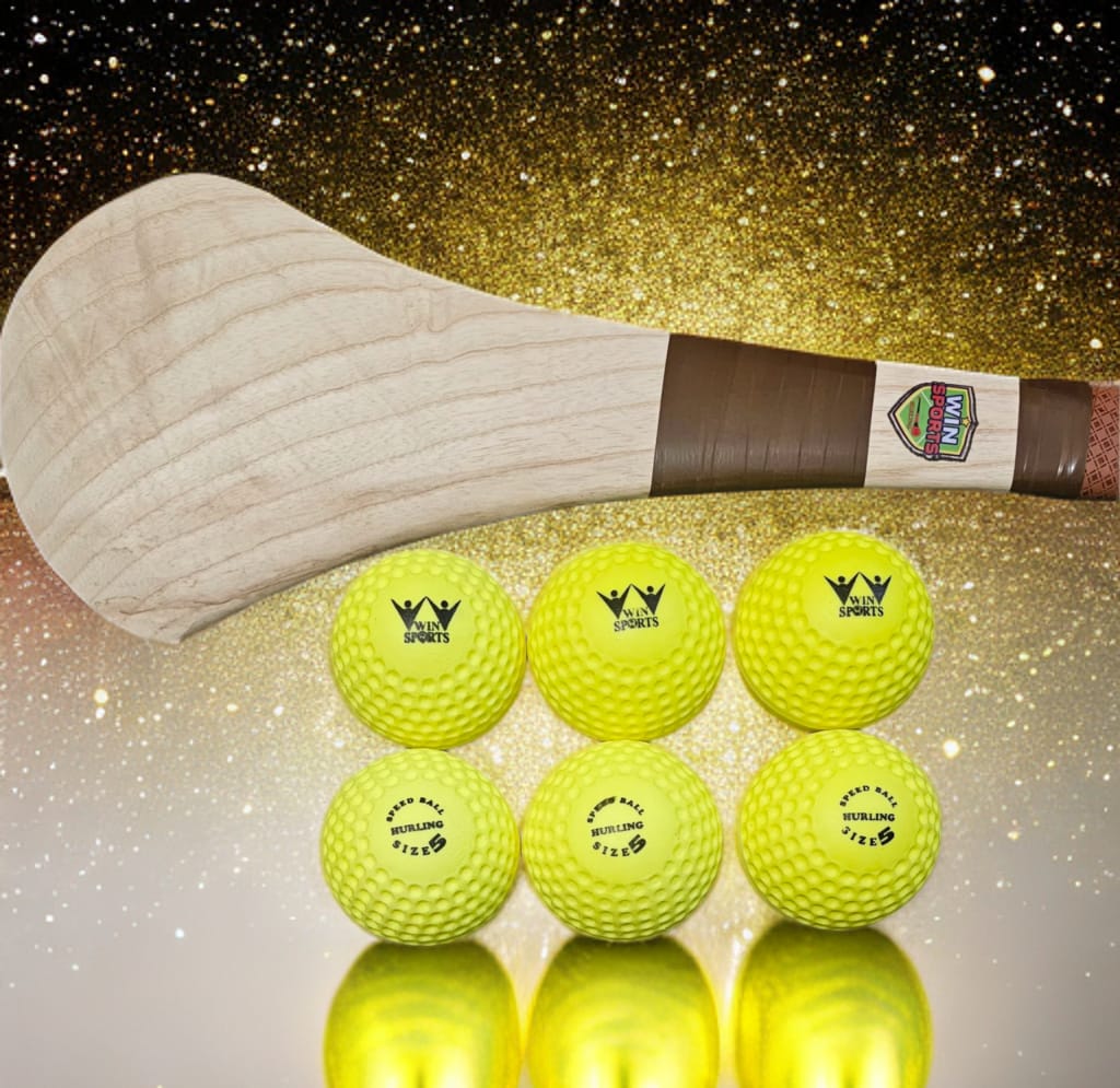 Win Hurling Speed Ball Yellow.