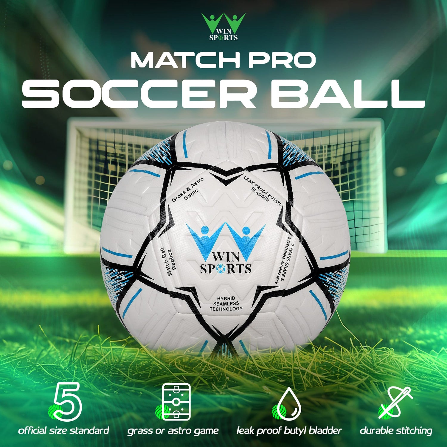 Soccer Match Ball (Flyer Blue)