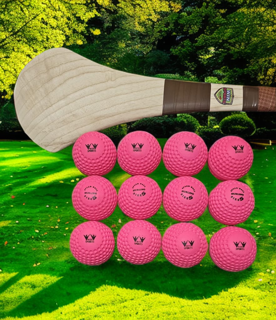 WIN Hurling Speed Balls Pink.