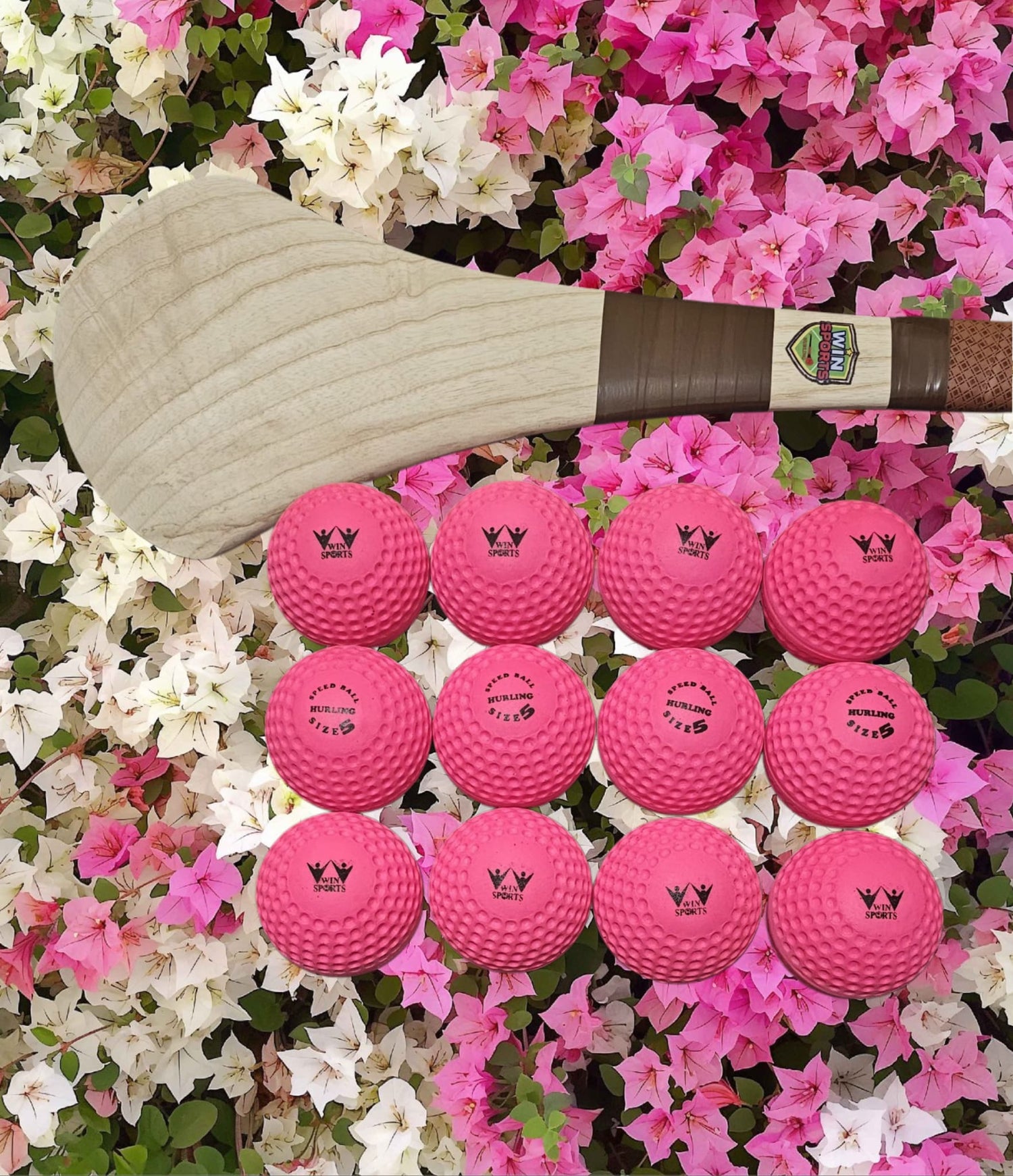 WIN Hurling Speed Balls Pink.