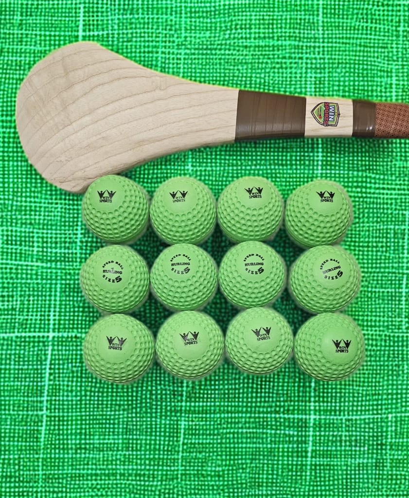 WIN Hurling Speed Balls Green.