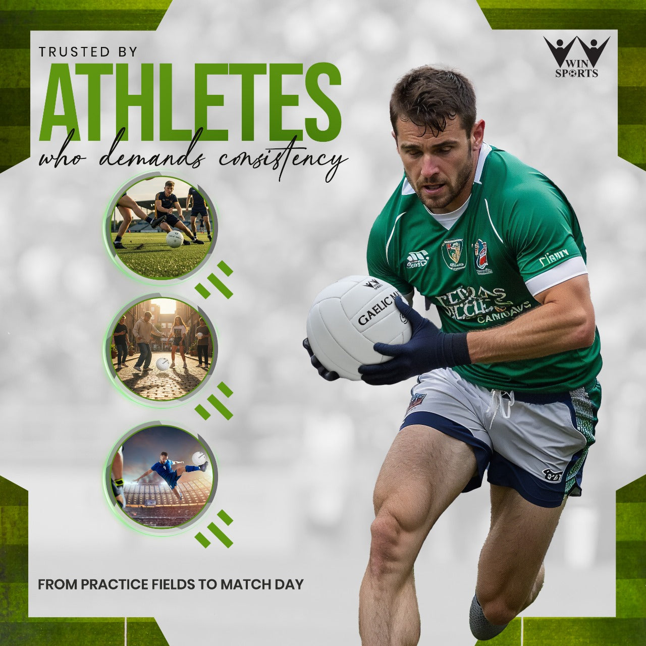 WIN SPORTS GAA Gaelic Ball