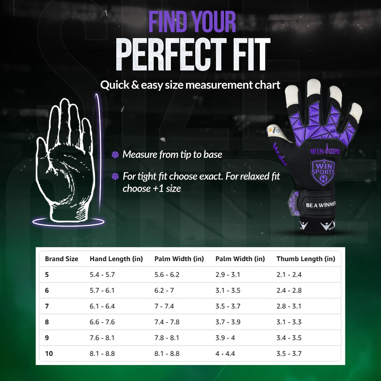 WIN GoalKeeper Gloves (W4k)
