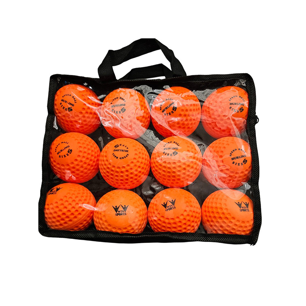 WIN Hurling Speed Balls Orange.