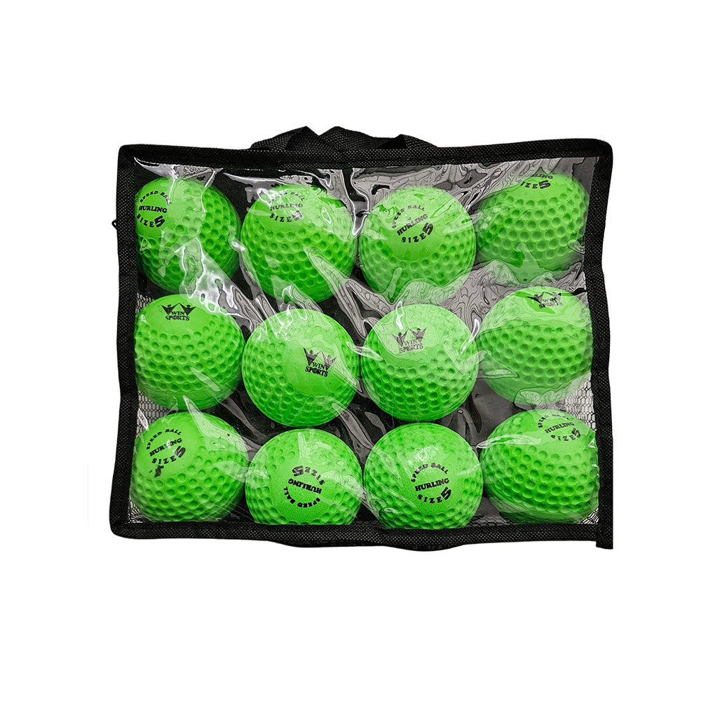 WIN Hurling Speed Balls Green.