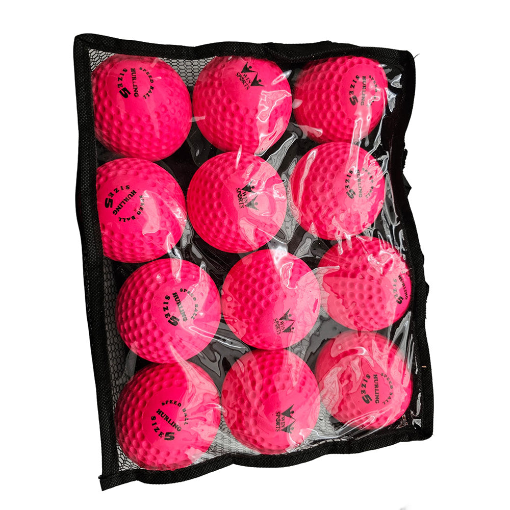 WIN Hurling Speed Balls Pink.