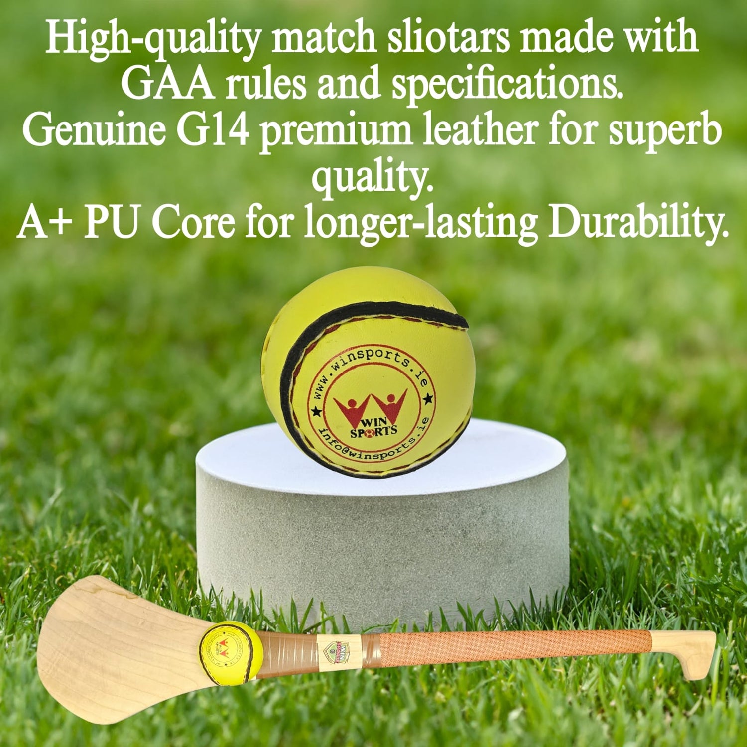 WIN Hurling Match Sliotars (Size 5)