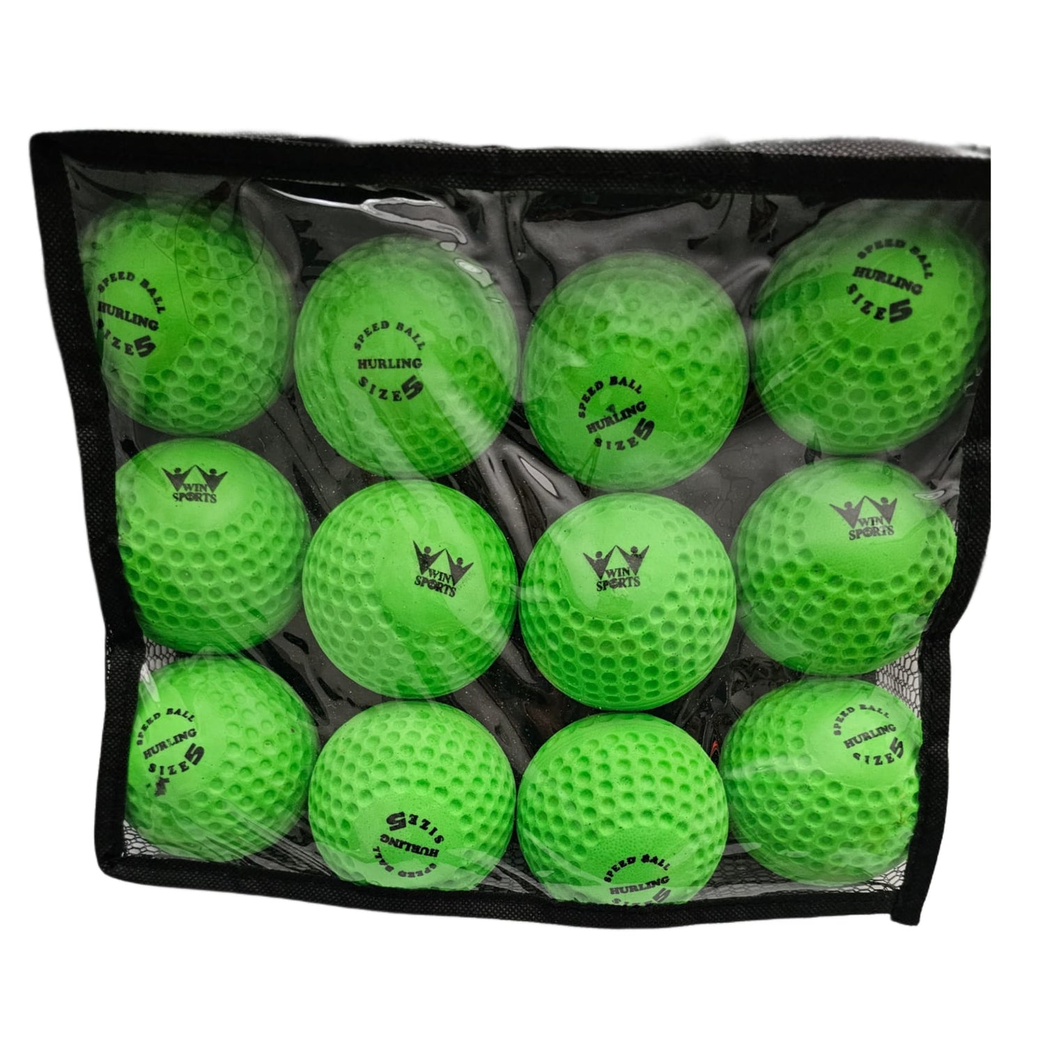WIN Hurling Speed Balls Green.