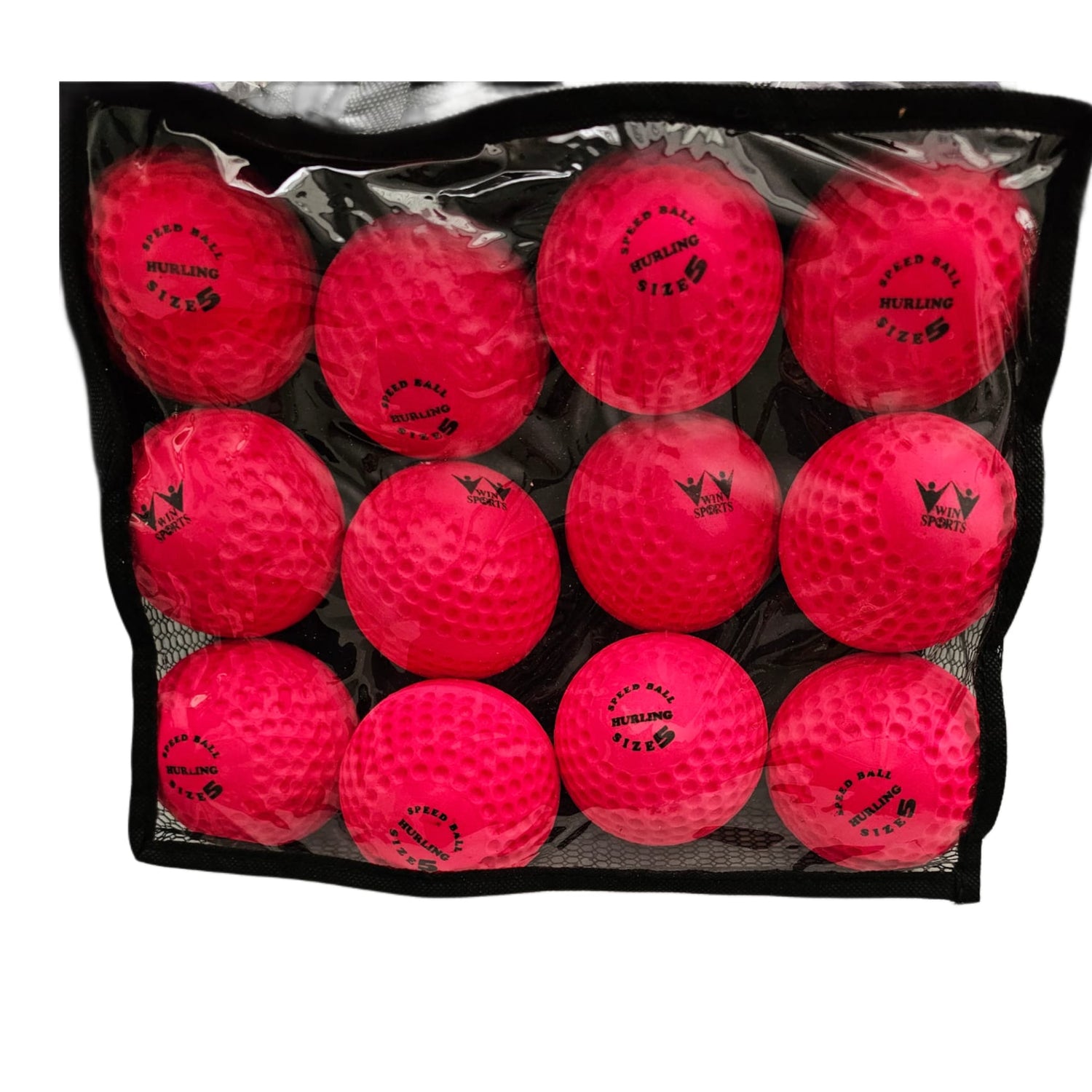 WIN Hurling Speed Balls Pink.