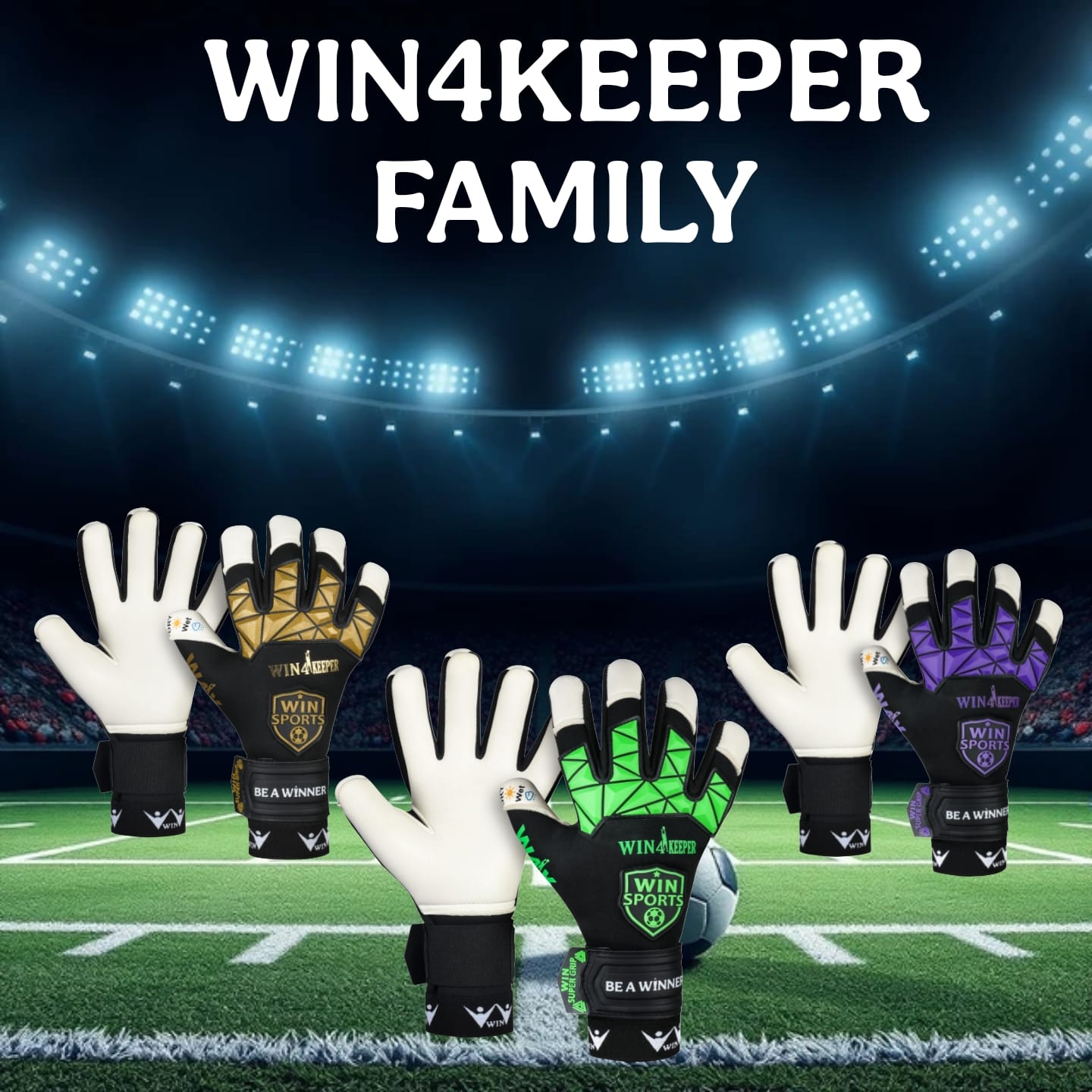 WIN GoalKeeper Gloves (W4k)