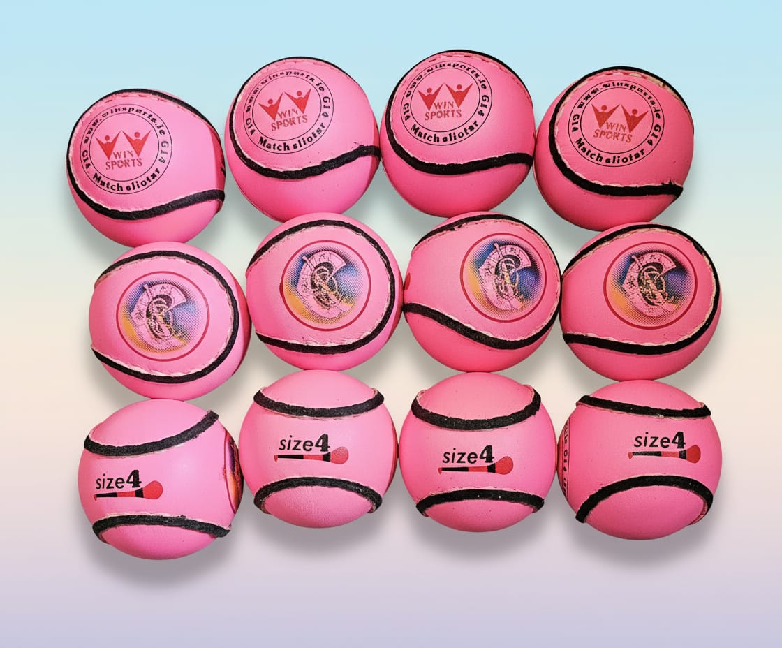 Win Hurling Camogie Pink Sliotars