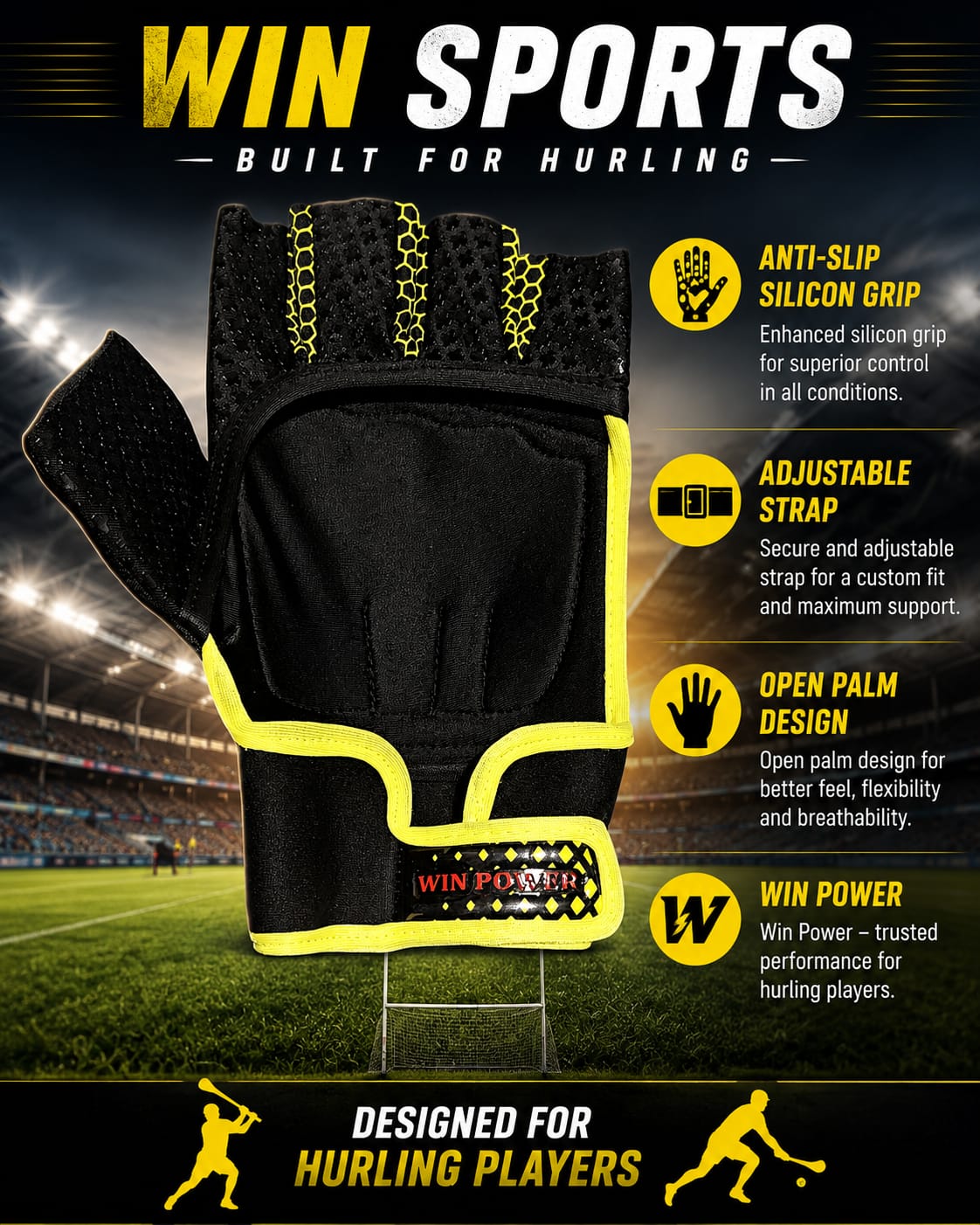 Win Sports Masterclass Hurling Gloves