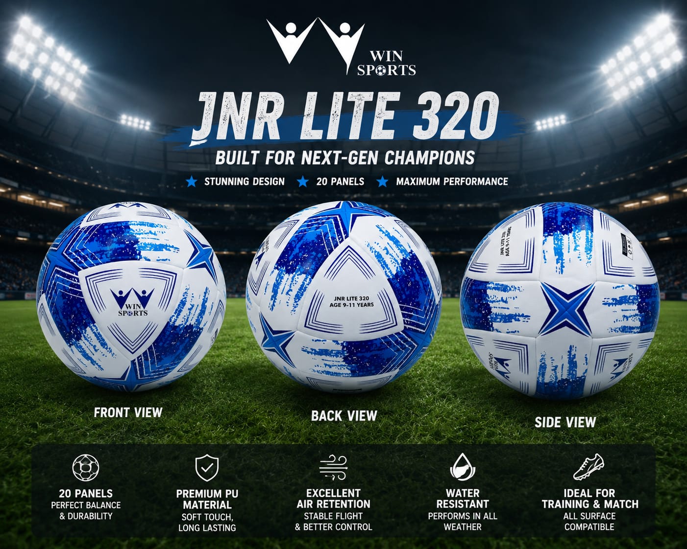 Win Sports Junior Football Lite Edition 320g.