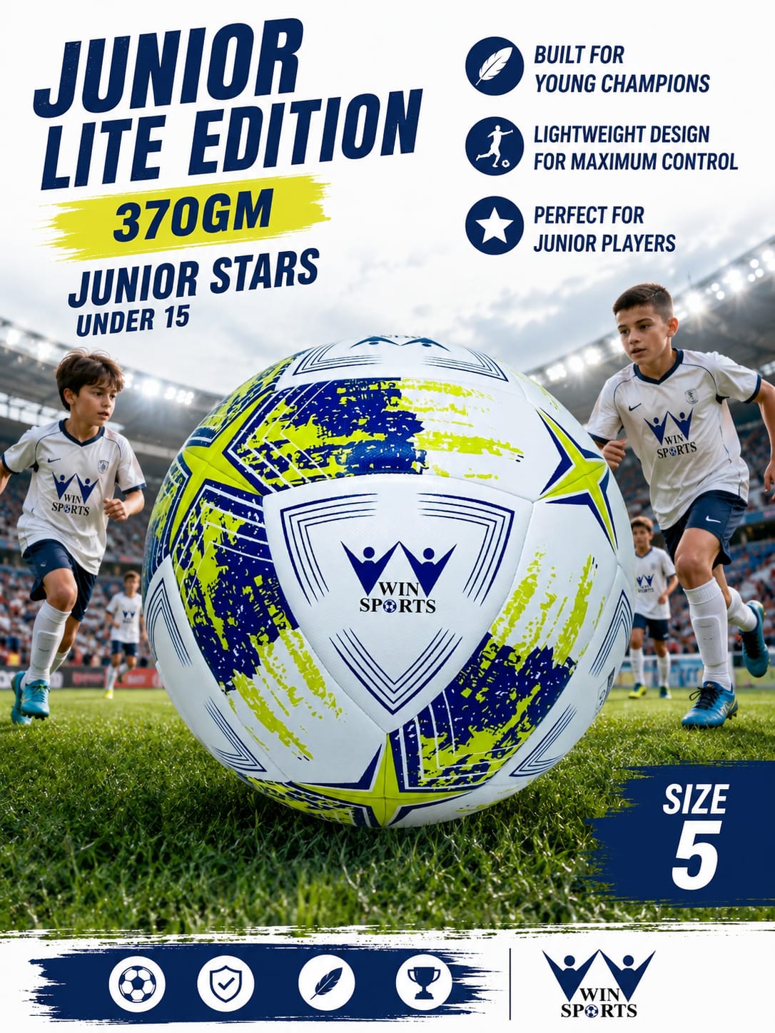Win Sports Junior Football Lite Edition 370g.