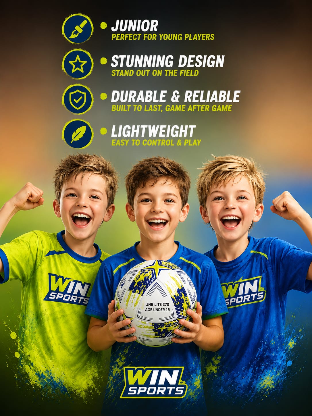 Win Sports Junior Football Lite Edition 370g.