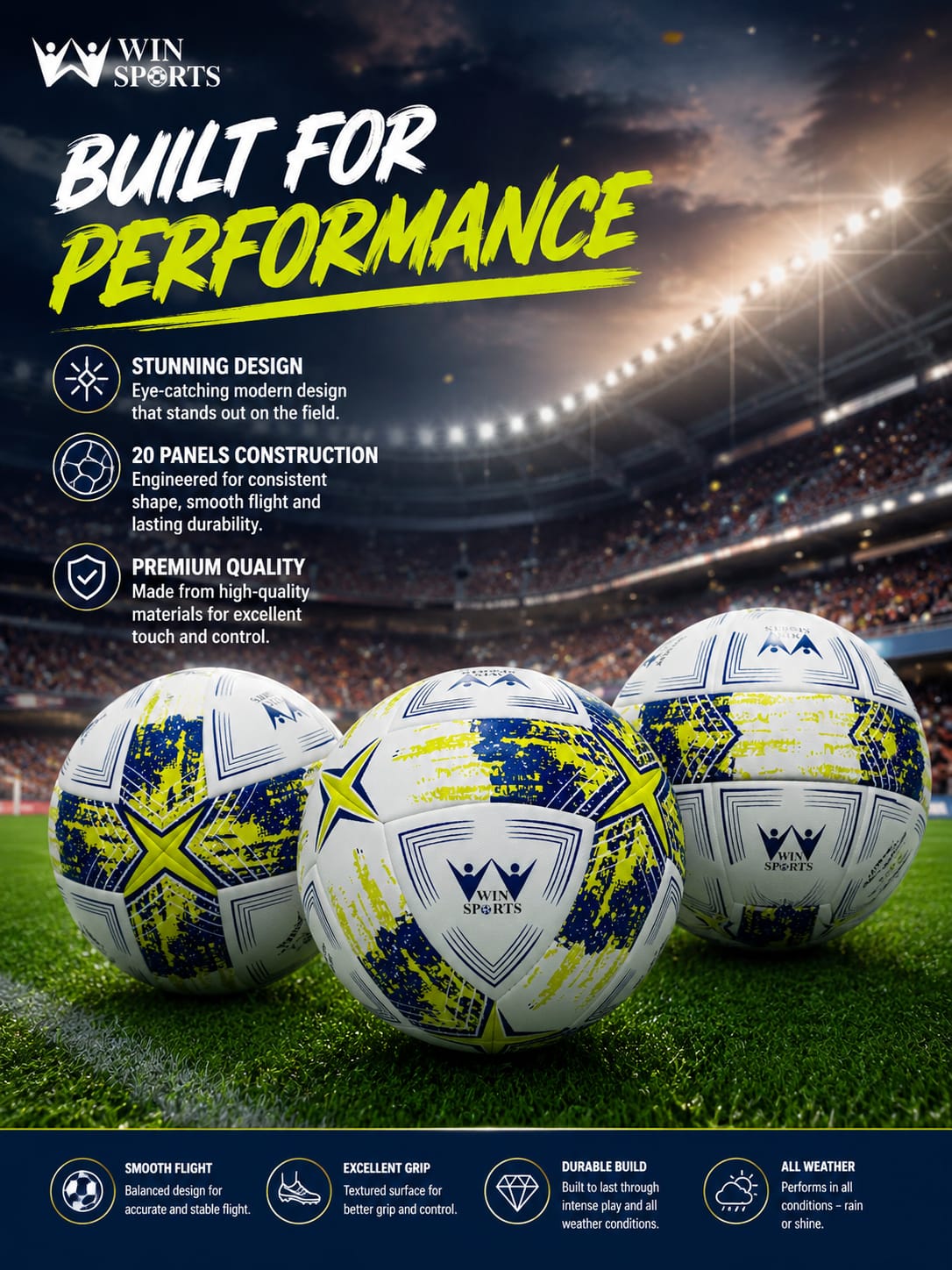 Win Sports Junior Football Lite Edition 370g.