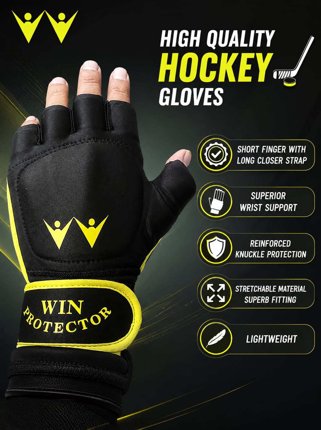 Win Hockey Gloves
