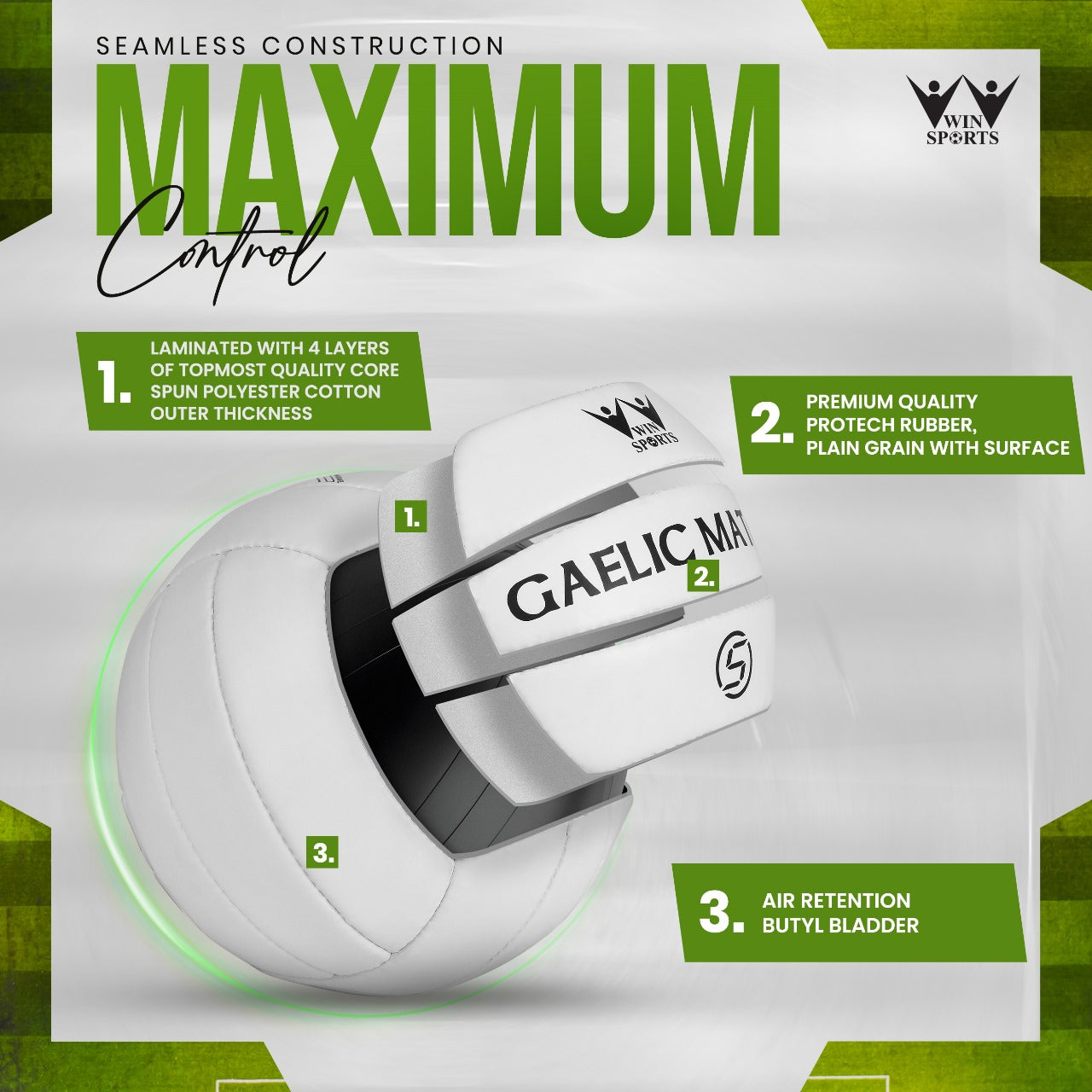 WIN SPORTS GAA Gaelic Ball