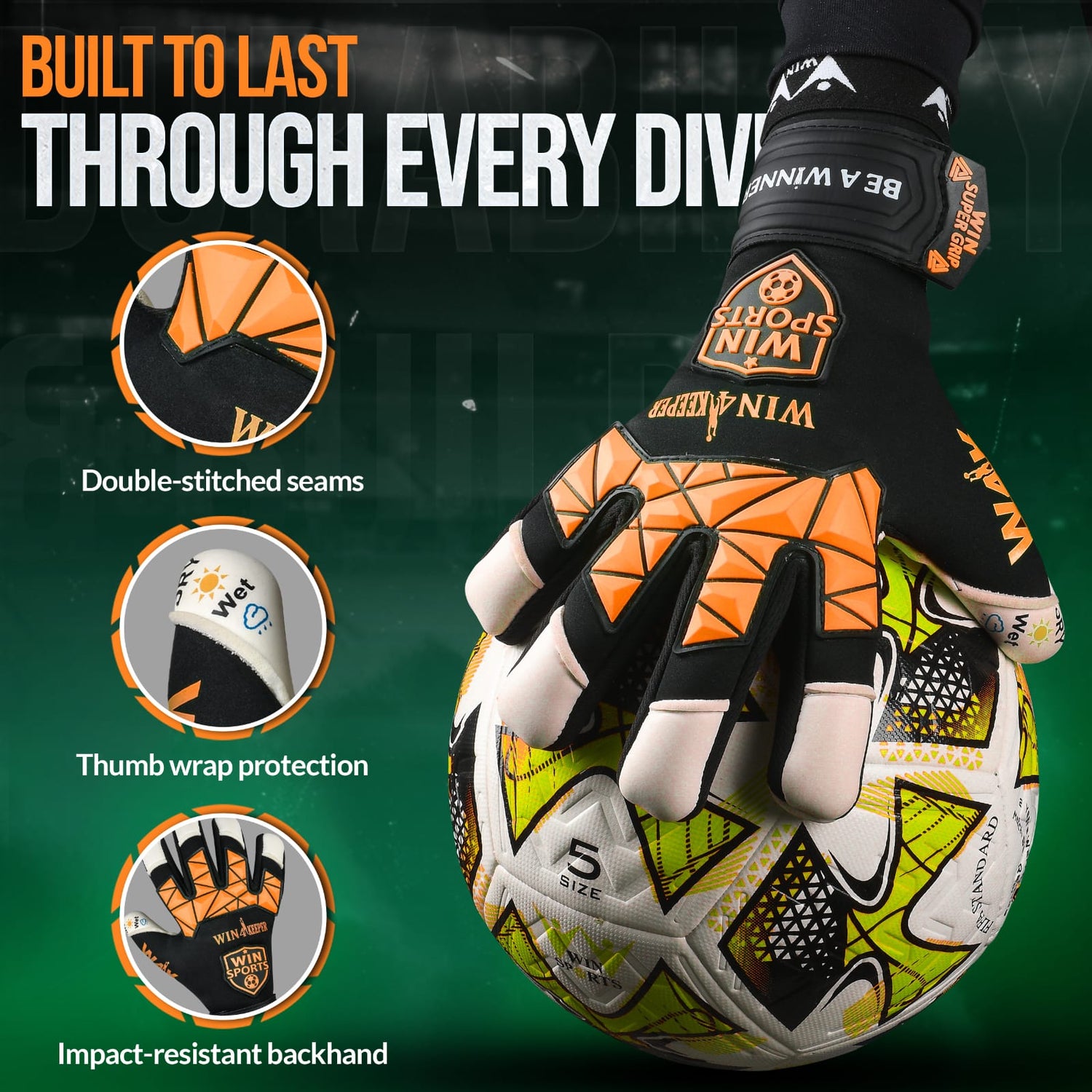 WIN GoalKeeper Gloves (W4k)
