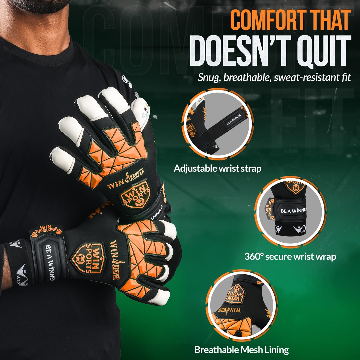 WIN GoalKeeper Gloves (W4k)