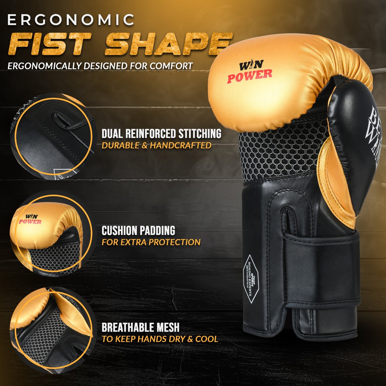 Boxing Gloves - Predator Golden