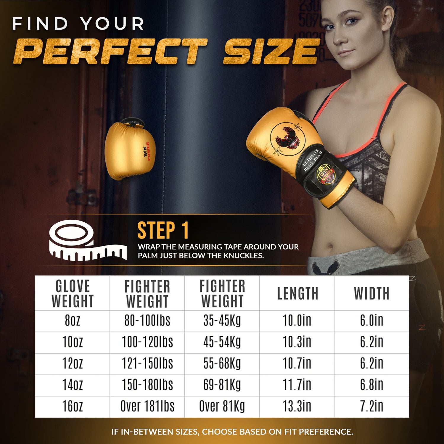 Boxing Gloves - Predator Golden