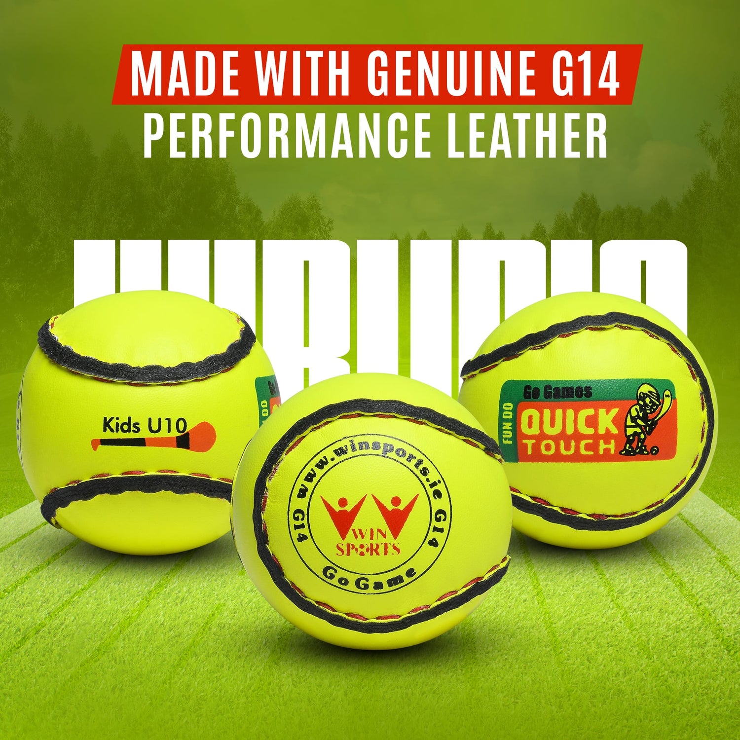 WIN Go Game Sliotars (Quick Touch)
