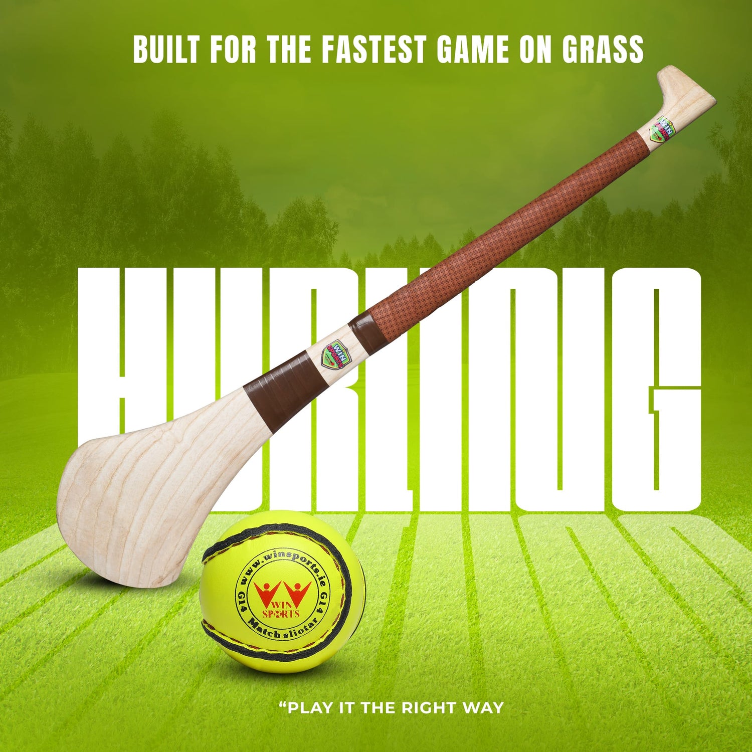 Win Hurling Camogie Sliotars