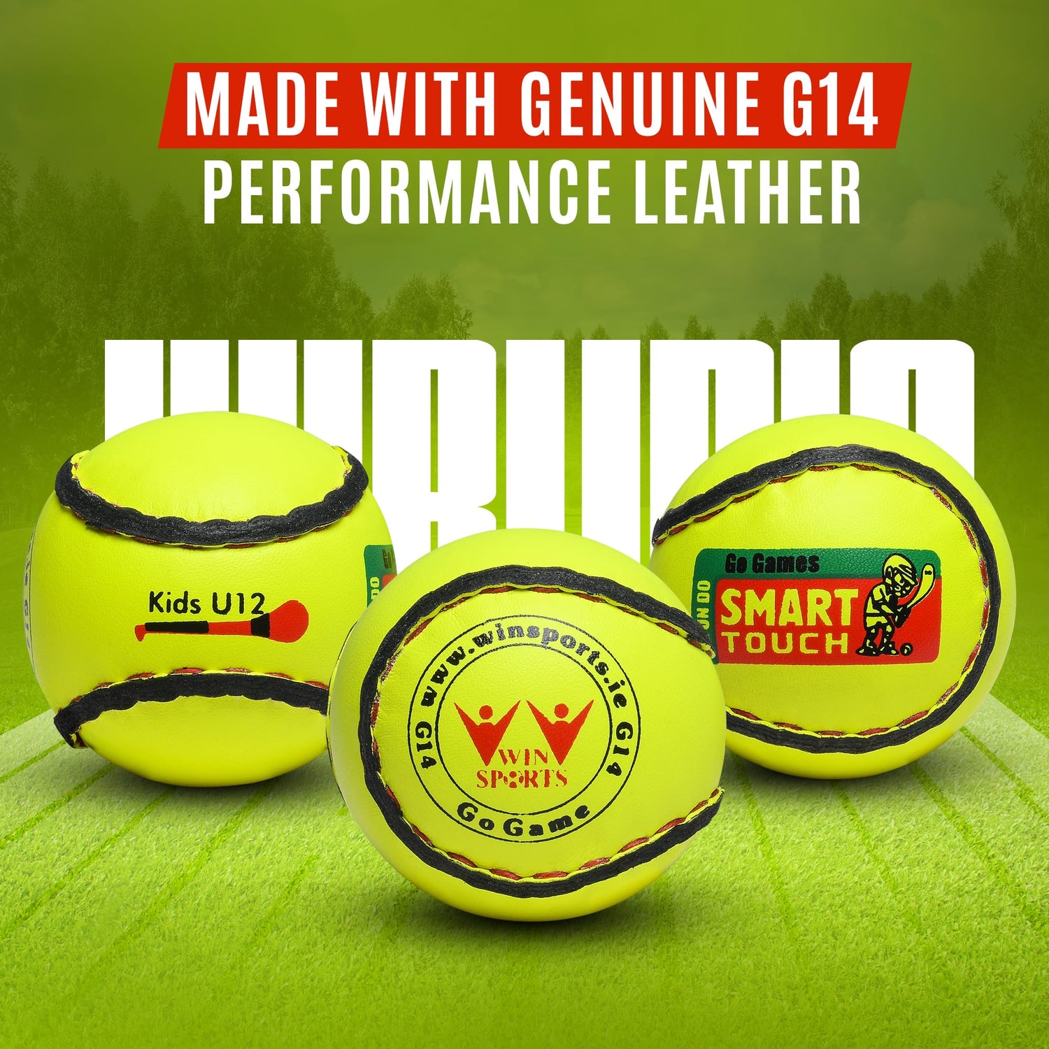 WIN Go Game Sliotars (Smart Touch)