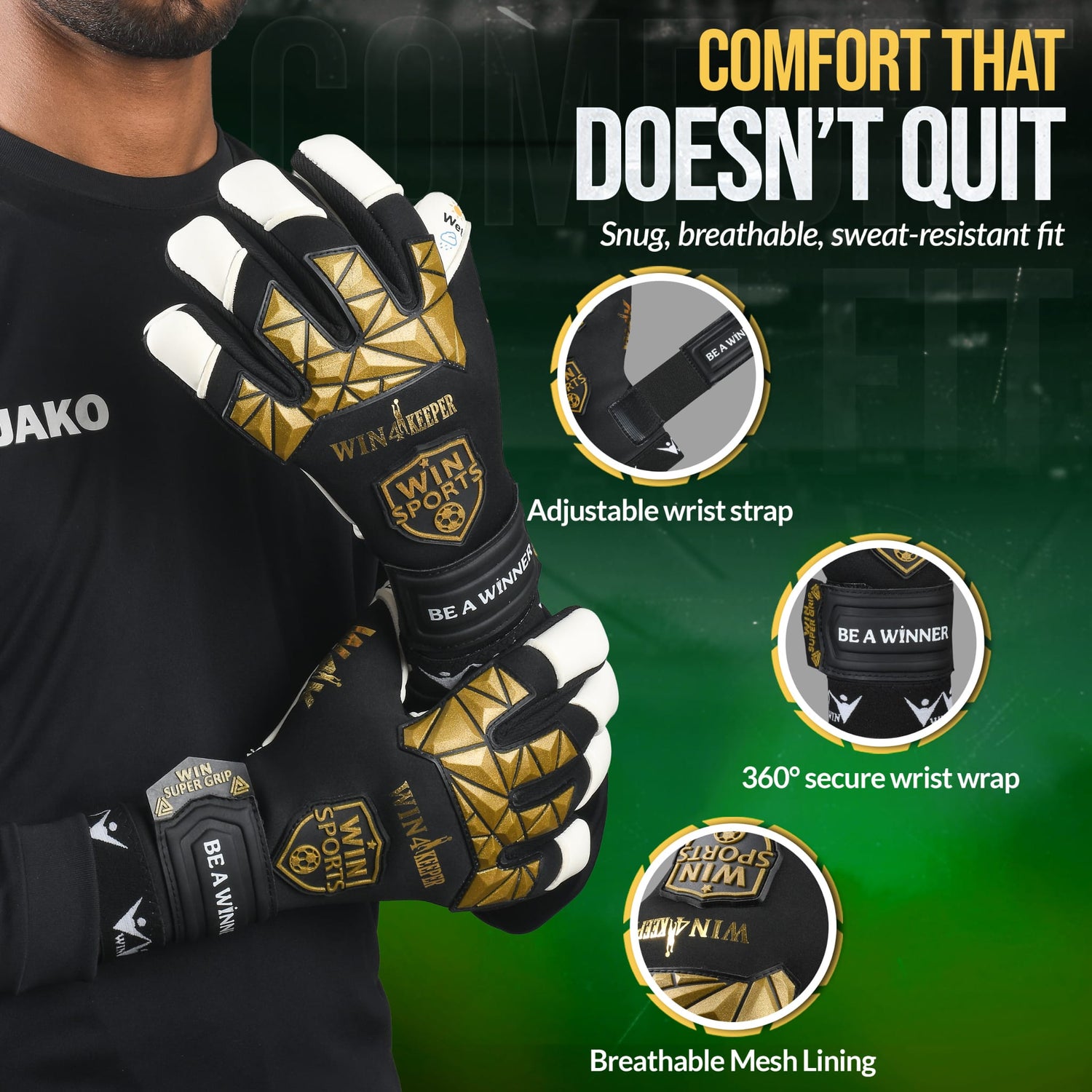 WIN GoalKeeper Gloves (W4k)