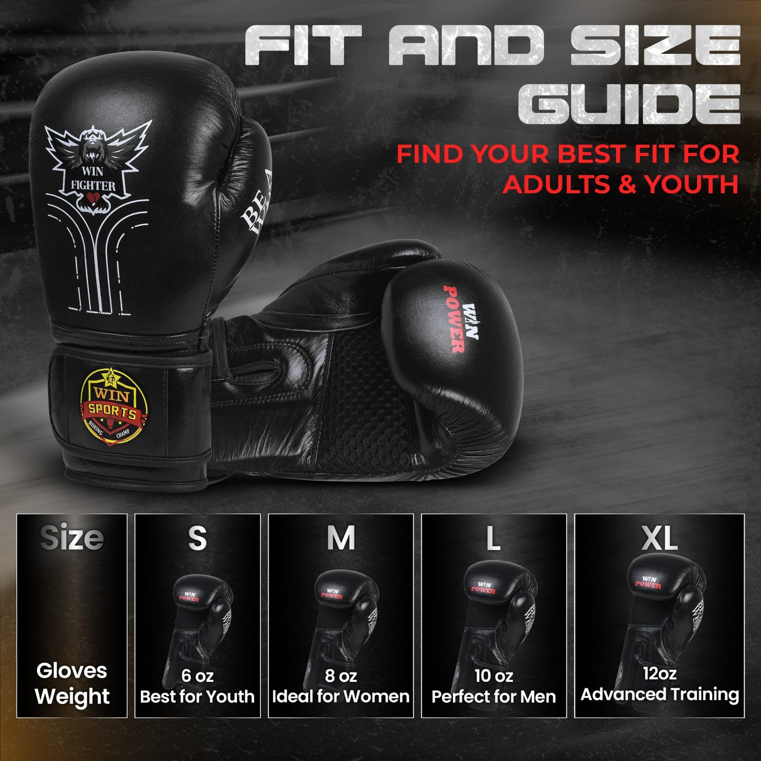 Win Fighter Boxing Gloves