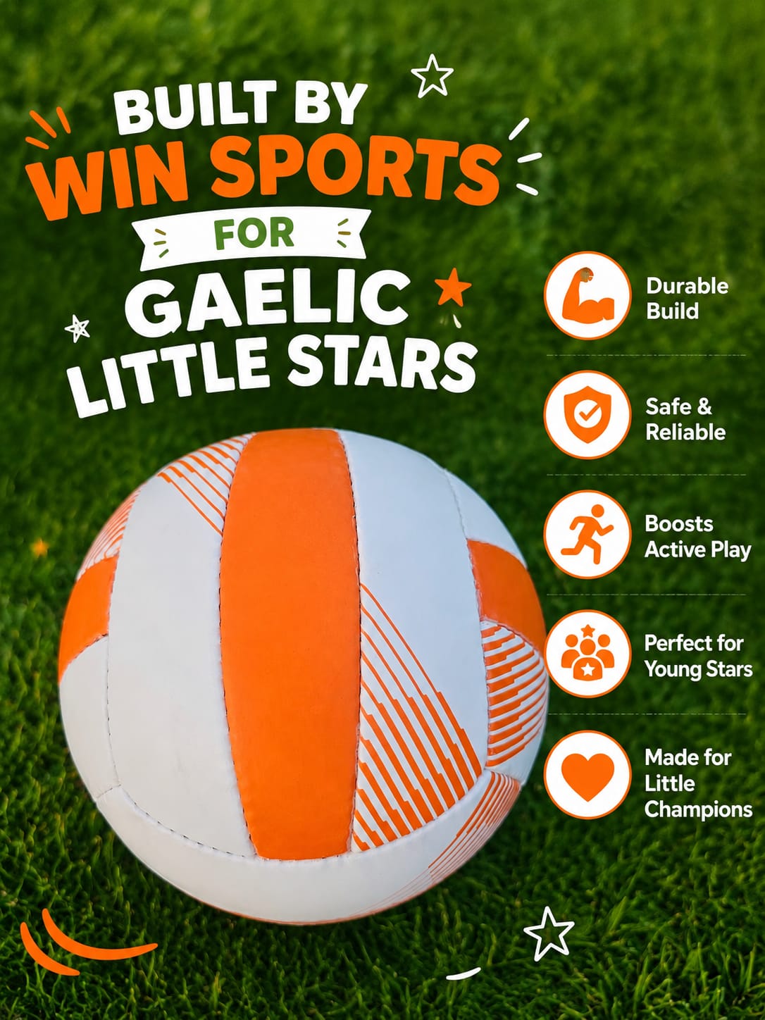 WINSTAR Quick Touch Gaelic Football.