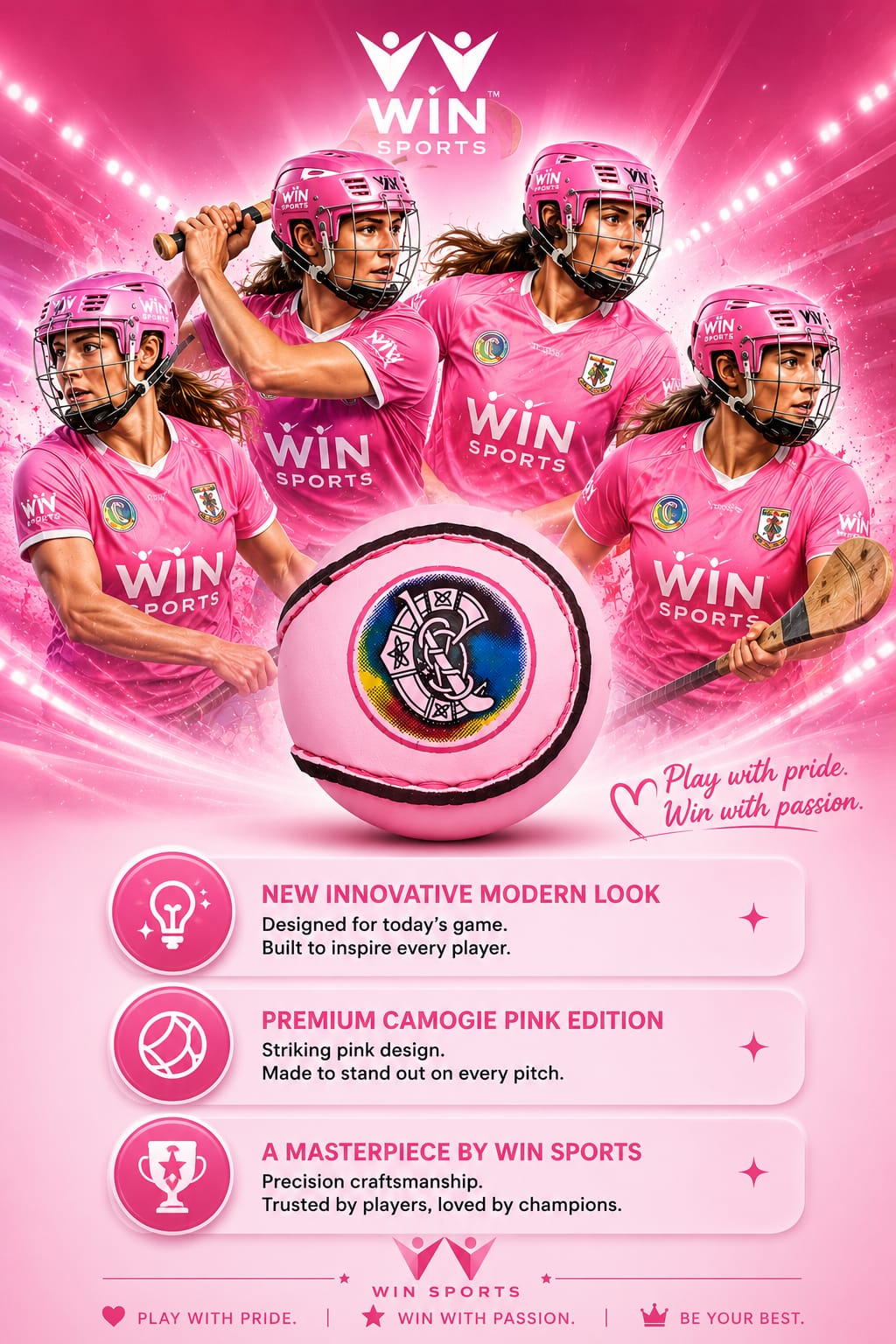 Win Sports Hurling Gloves Camogie