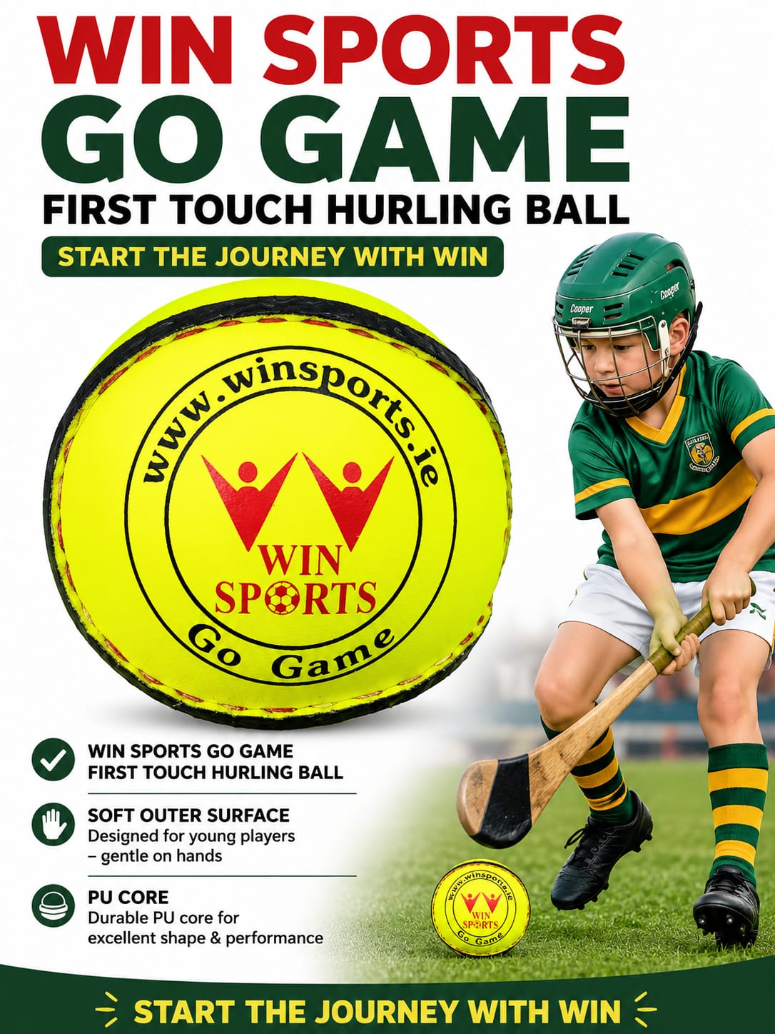 WIN Go Game Sliotars (First Touch)