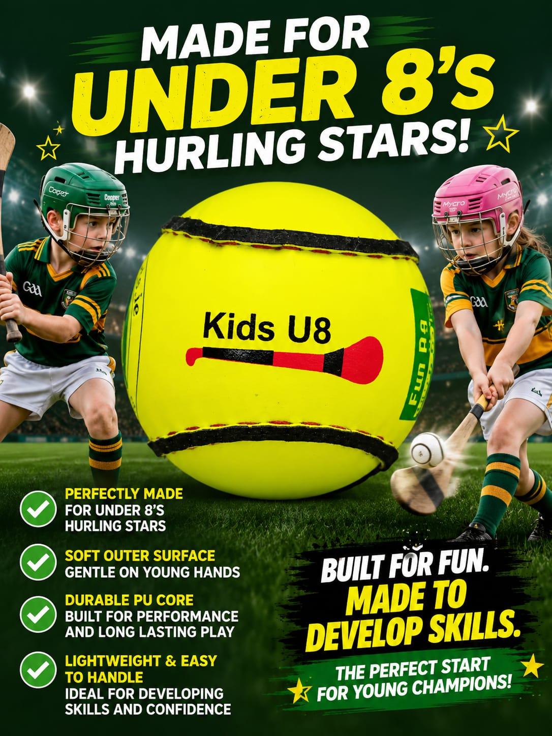 WIN Go Game Sliotars (First Touch)