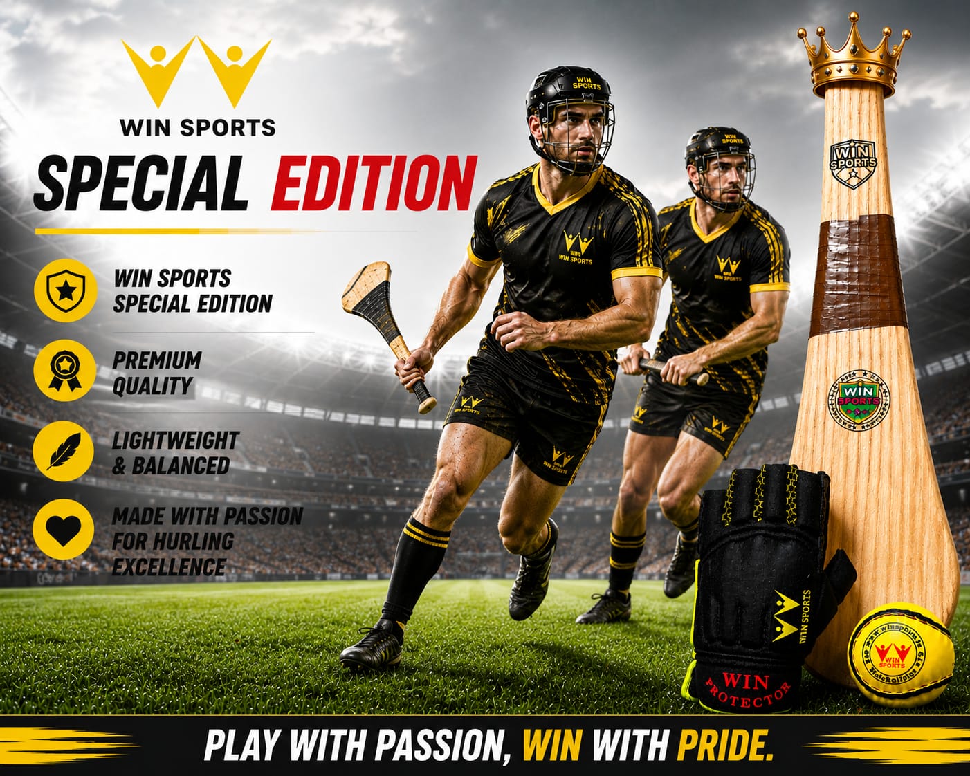 Win Sports Masterclass Hurling Gloves