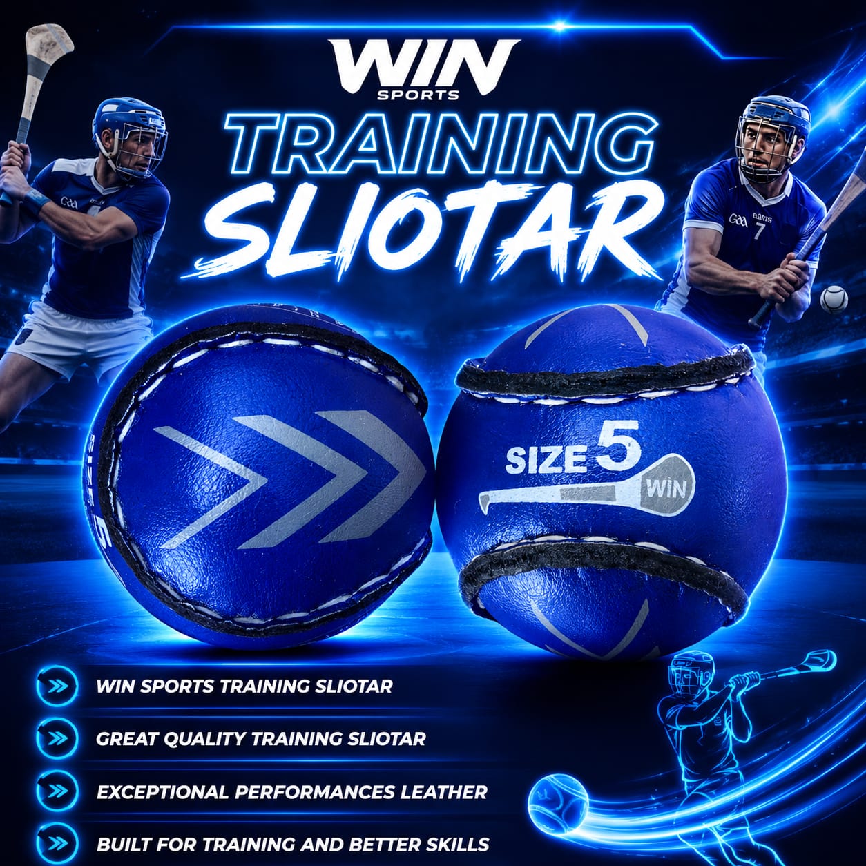 WIN Trainer Sliotars (Size 5)