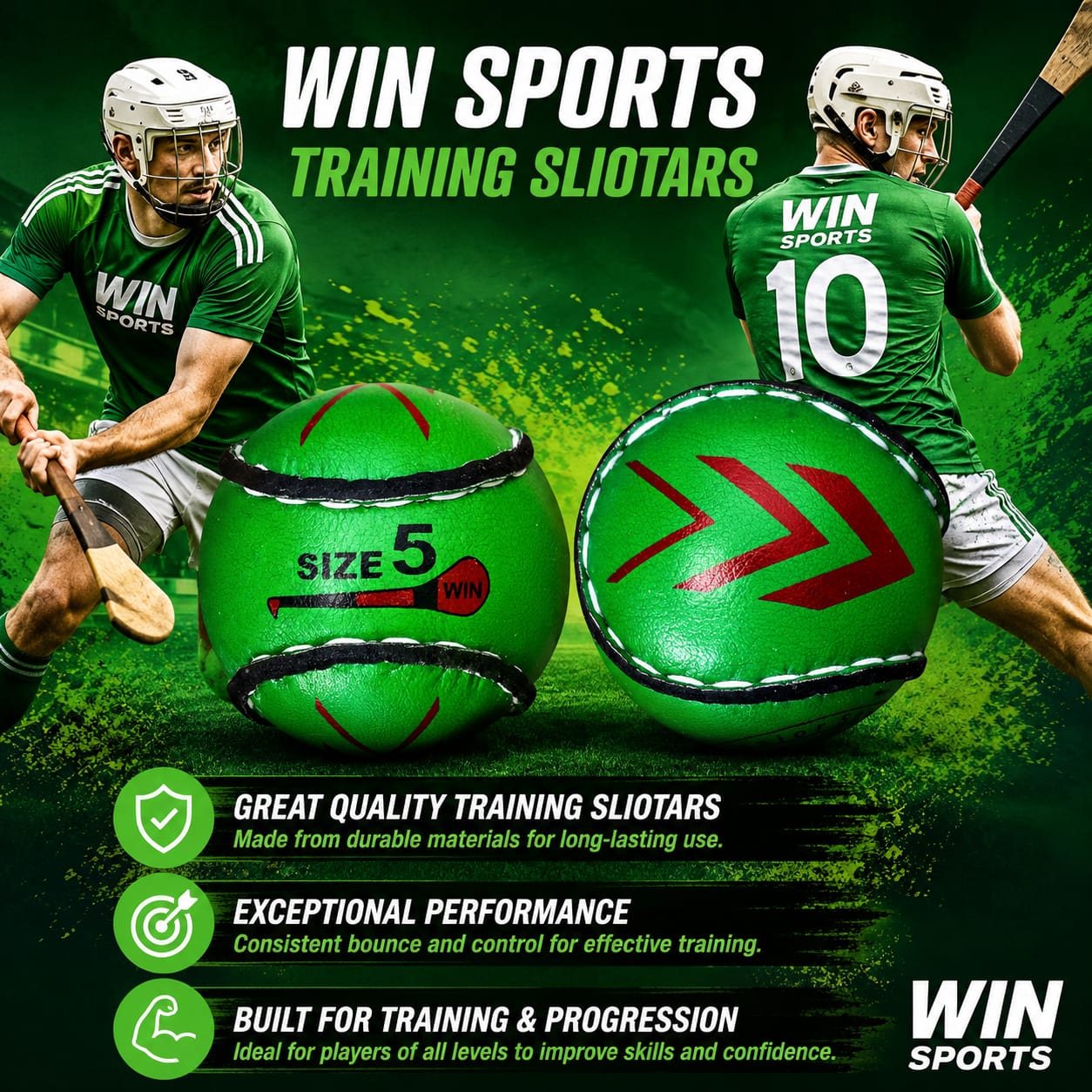 WIN Trainer Sliotars (Size 5)