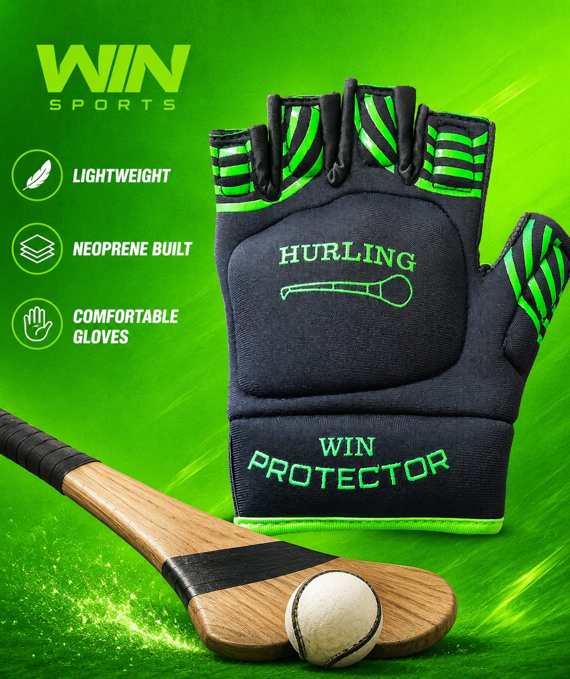 WIN Hurling Gloves (Adult)