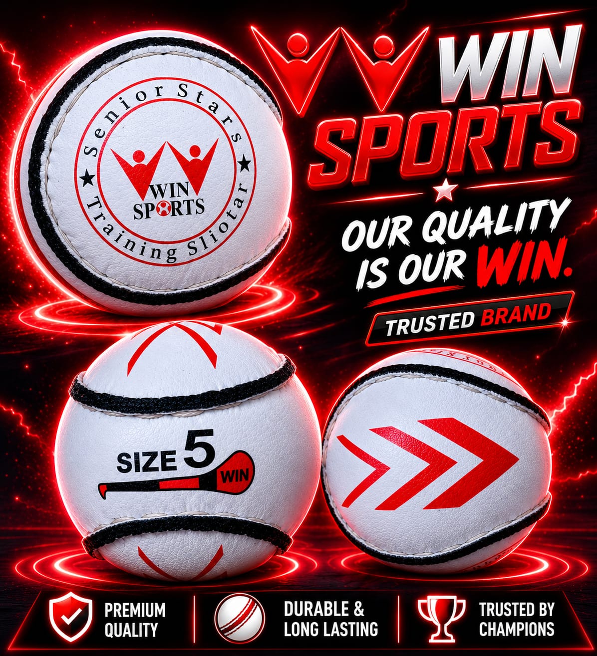 WIN Trainer Sliotars (Size 5)